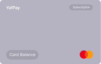YafPay Gray Virtual Card