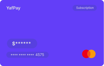 YafPay Blue Virtual Card